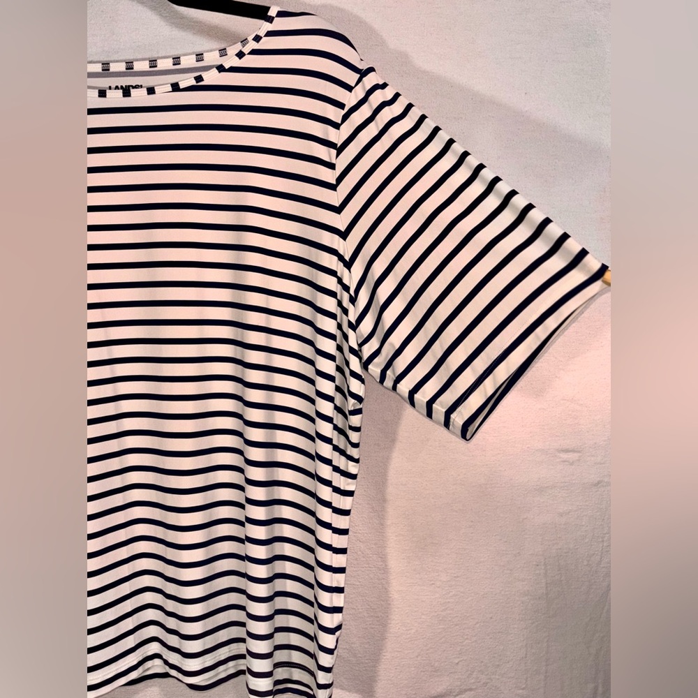Lands' End Womens High Crew neck rash guard UPF 50 size 1X - Picture 6 of 14